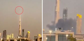 Самое высокое сооружение в мире! Иранская ракета упала рядом со зданием.