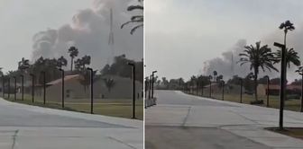 Iran has struck at the heart of Saudi Arabian oil! Smoke is rising from the Aramco refinery.