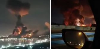 New airstrikes on Tehran, the capital of Iran! Intense explosions are occurring.