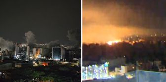 New airstrike from Israel to Beirut! Huge explosion captured on camera moment by moment.