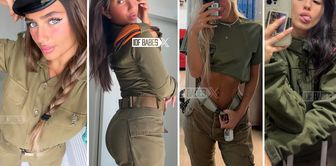 The absurd posts of Israeli female soldiers became a sensation.