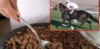 Images of the racehorse being cooked have emerged.