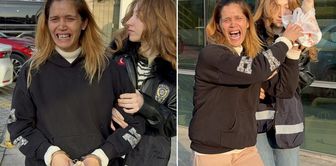 The woman, a mother of eight children, was taken to prison in tears when she was arrested.