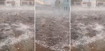 A massive hailstorm in the U.S. officially rained stones from the sky.