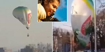 Hot air balloon disaster! Champion pilot was thrown out of the basket and died.