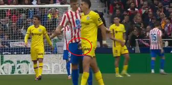We saw this too! He grabbed his opponent's genitals and it ended badly.