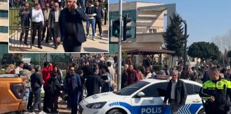 Gunshots at the district governor's office in Antalya.