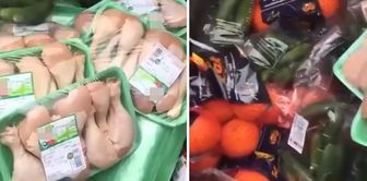 Packages of chickens went to waste.