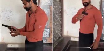 He accidentally shot himself while filming a video with a gun.