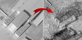 The U.S. military announced that it struck a drone factory in Iran.