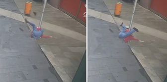 Here are the moments when Erol Köse fell from the 16th floor and died.
