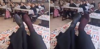 Look at the footage taken at school: They had to delete it when the reaction came.