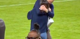 The viral footage after the historic match.