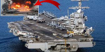 The fire lasted for 30 hours! It was revealed where the giant ship of the USA was.