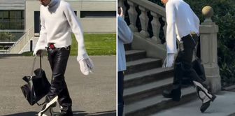 The walk was a separate event, and the outfit was a separate event! Everyone who sees the name Yıldız makes the same comment.