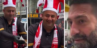 He kept his promise and distributed 1000 lahmacuns in honor of the national victory.