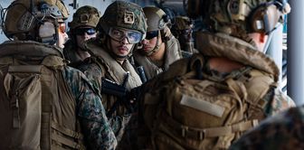 3,500 U.S. Marines have arrived in the Middle East.