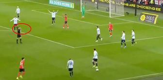 He didn't send off the player to whom he showed two yellow cards, and what followed was even more explosive.