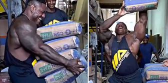 They were showing off to the construction worker, and something unexpected happened.
