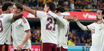 Spain easily defeated Serbia.