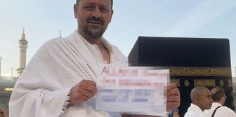 A man visiting the Kaaba used his wish on what, look.