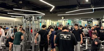 There's no gym like this! Everyone got stuck on the same detail.