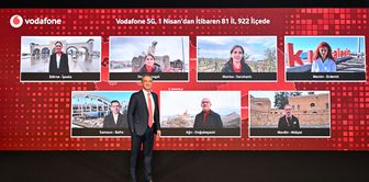 Vodafone's infrastructure investment in 5G exceeds 100 billion TL over 5 years: On April 1, it will simultaneously provide 5G signal in 81 provinces and 922 districts.
