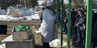 The controversial funeral prayer in the city of Serhat.