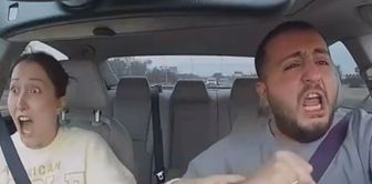 They were mesmerized by the scenery they saw while driving in traffic.