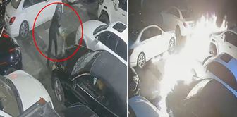 В центре Стамбула ужас: подожгли автомобили стоимостью 100 миллионов.