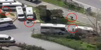 First images from the clash in front of the Israeli Consulate in Istanbul.