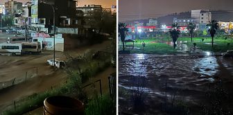 Two people in the vehicle swept away by the flood lost their lives.
