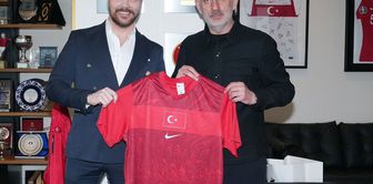 Sinan Akçıl visited TFF President İbrahim Hacıosmanoğlu.