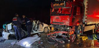 Terrible accident on the Isparta-Antalya highway: 1 dead, 5 injured.
