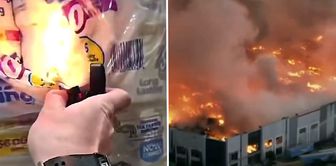 He got angry about his salary and set the huge warehouse on fire: He shared those moments on social media.