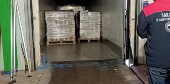 32 tons of expired chicken meat were seized in Sakarya.