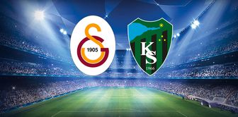 The starting lineups for the Galatasaray-Kocaelispor match have been announced.
