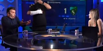 After the Galatasaray match, Emre Bol and Evren Turhan got into a heated argument live on air.