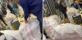 Рейд на поддельную обувь в Таксиме! Он поделился кадрами со своего аккаунта, у которого 100 тысяч подписчиков.