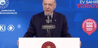 100 thousand TOKI houses find their owners in Istanbul! President Erdogan is speaking.