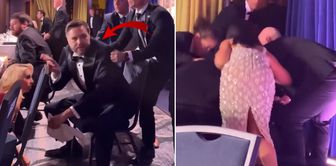 Striking image during the attack! Vance was evacuated first, while Trump stumbled as he was being escorted out.