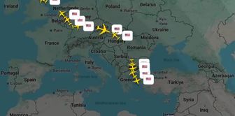 The US conducted military shipments to its bases in the UAE and Qatar overnight.
