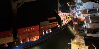 A disaster was narrowly avoided in the Bosphorus Strait in Istanbul.