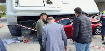 انقلبت حافلة عامة على سيارة! عدد كبير من الجرحى