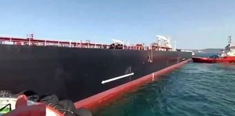 Tanker adrift in Çanakkale was anchored