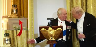 Король Чарльз подарил Трампу колокол: «Если вам нужно связаться с нами, позвоните в колокол»