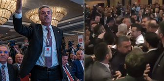 A fight broke out during the reading of İmamoğlu's message at the election of the Union of Municipalities of Turkey.