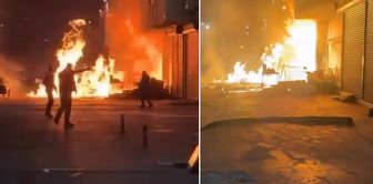 Major fire in Istanbul! Numerous shops damaged.