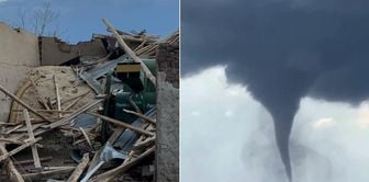 The tornado devastated villages, leaving 80% of the buildings uninhabitable.