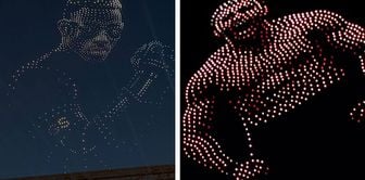 Unique moments at RAMS Park! Drone show from Galatasaray's championship celebrations